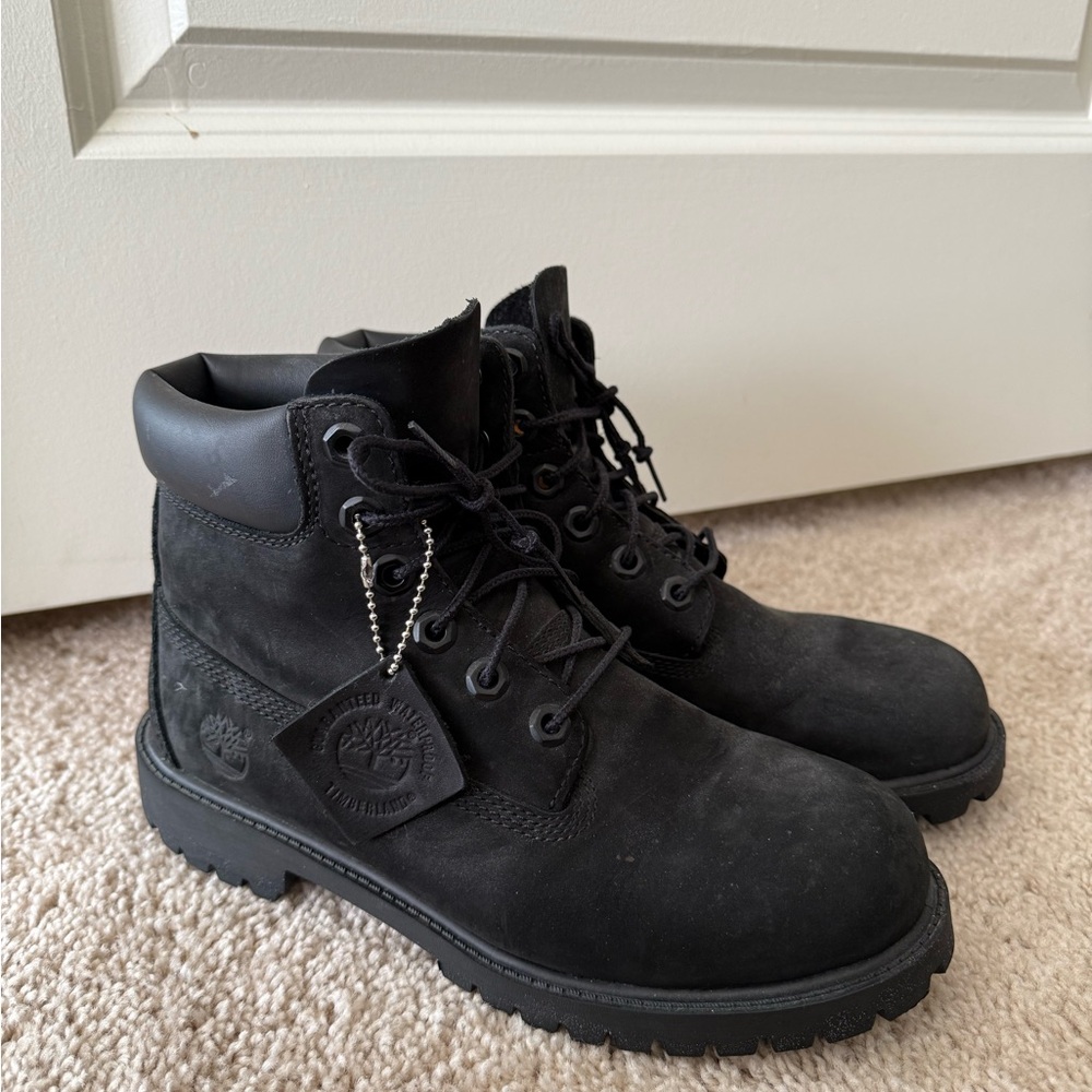 Timberland Black Leather Boots